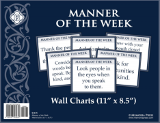 Manner of the Week Wall Charts